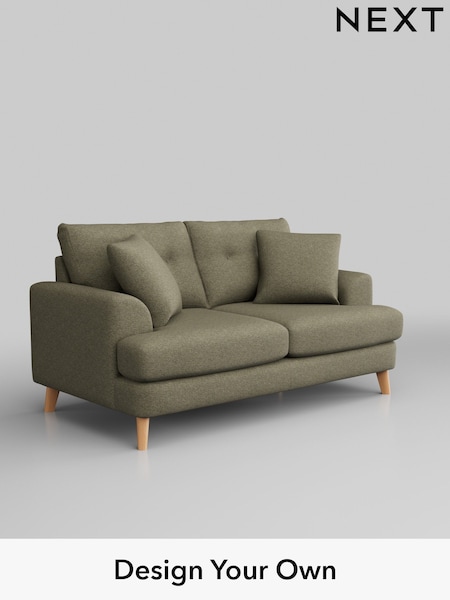 Tweedy Chenille/Mid Moss Green Parker Buttoned Back (H36302) | £1,199