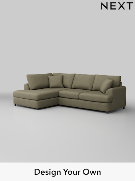 Tweedy Chenille/Mid Moss Green Parker Platform (H36307) | £2,099