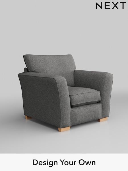 Tweedy Chenille/Dark Grey Heath Highback (H36314) | £650