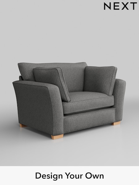 Tweedy Chenille/Dark Grey Heath Highback (H36314) | £750