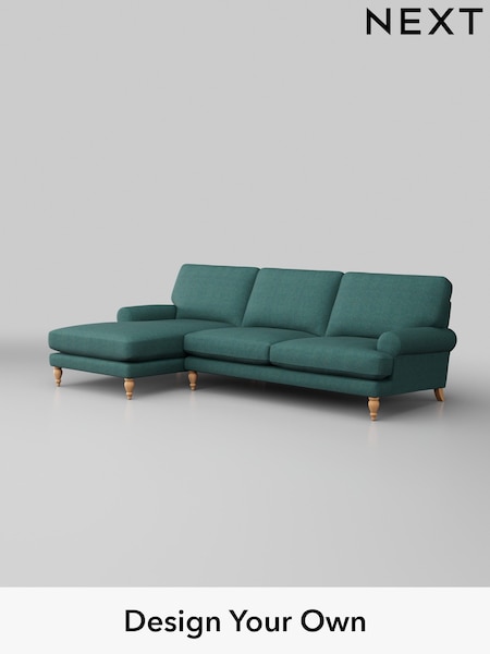 Tweedy Chenille/Dark Teal Green Erin Deep Relaxed Sit (H36318) | £1,850