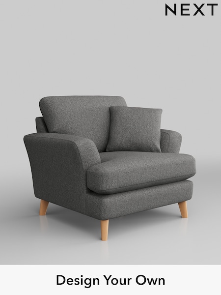 Tweedy Chenille/Dark Grey Conway Relaxed Sit (H36321) | £775