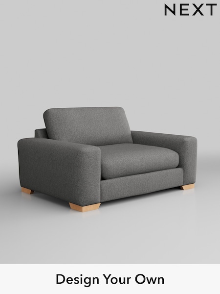 Tweedy Chenille/Dark Grey Houghton Deep Relaxed Sit (H36335) | £1,099