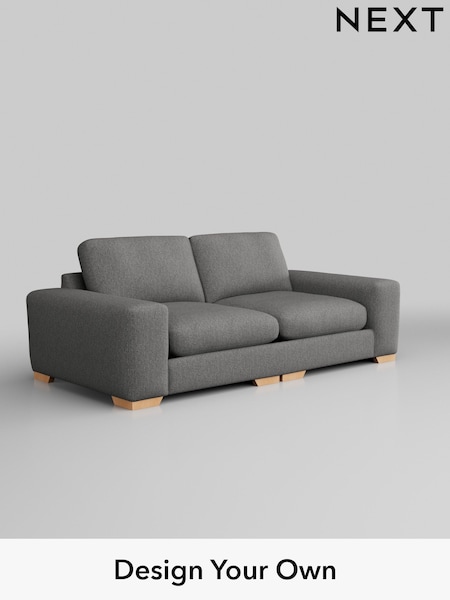 Tweedy Chenille/Dark Grey Houghton Deep Relaxed Sit (H36335) | £1,399