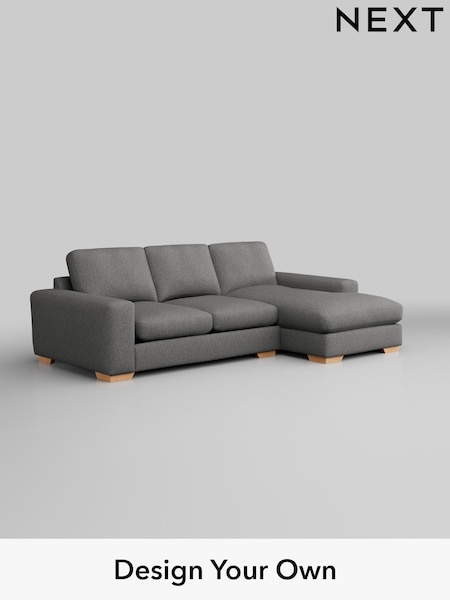 Tweedy Chenille/Dark Grey Houghton Deep Relaxed Sit (H36335) | £1,975