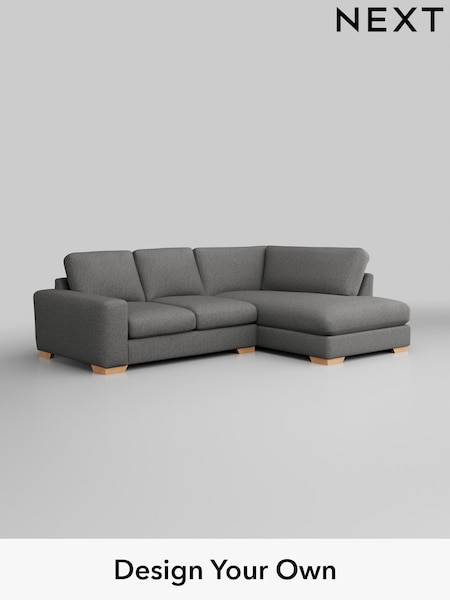 Tweedy Chenille/Dark Grey Houghton Deep Relaxed Sit (H36335) | £2,050