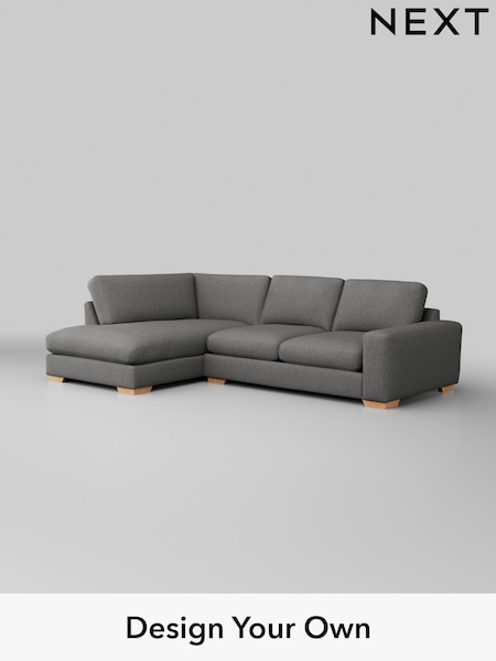 Tweedy Chenille/Dark Grey Houghton Deep Relaxed Sit (H36335) | £2,150