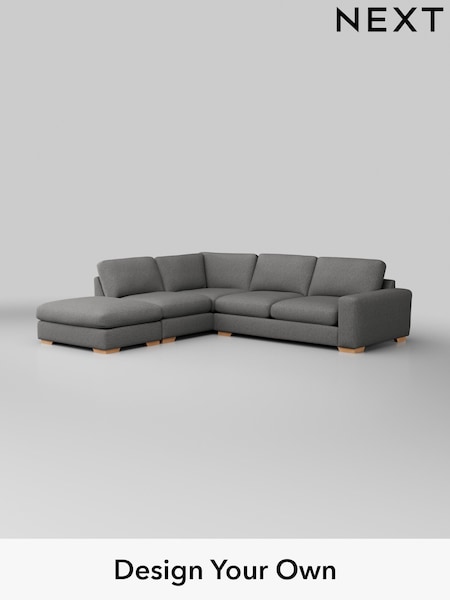 Tweedy Chenille/Dark Grey Houghton Deep Relaxed Sit (H36335) | £2,525