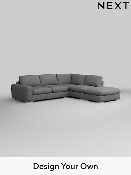 Tweedy Chenille/Dark Grey Houghton Deep Relaxed Sit (H36335) | £2,525