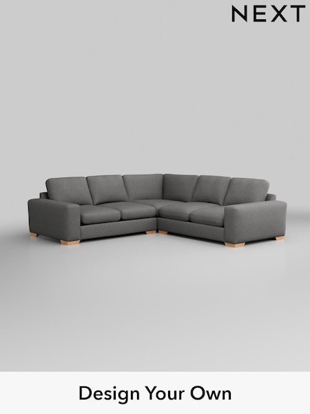 Tweedy Chenille/Dark Grey Houghton Deep Relaxed Sit (H36335) | £2,675