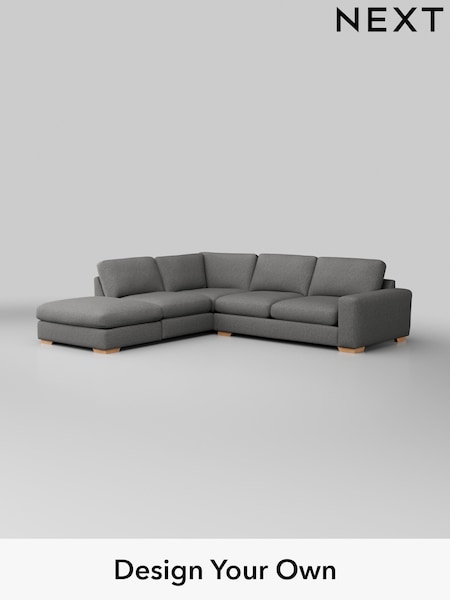 Tweedy Chenille/Dark Grey Houghton Deep Relaxed Sit (H36335) | £2,475