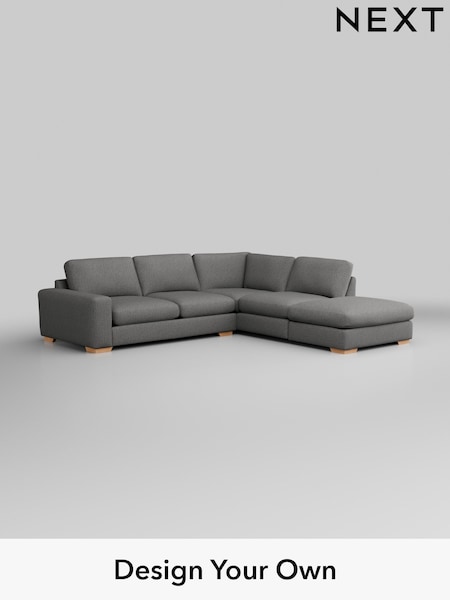 Tweedy Chenille/Dark Grey Houghton Deep Relaxed Sit (H36335) | £2,475