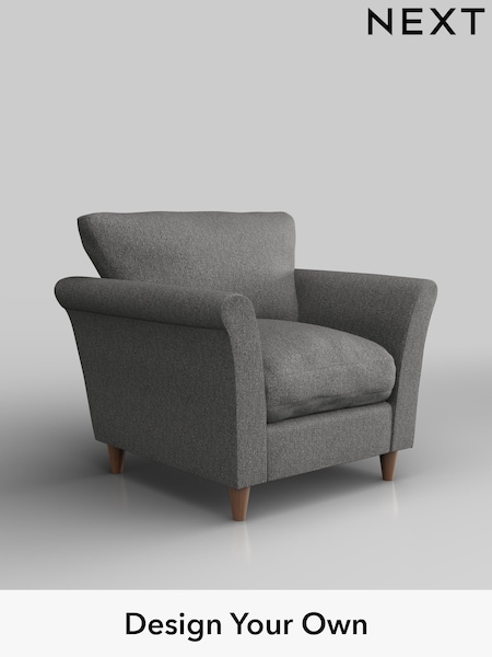 Tweedy Chenille/Dark Grey Hartley Relaxed Sit (H36343) | £725