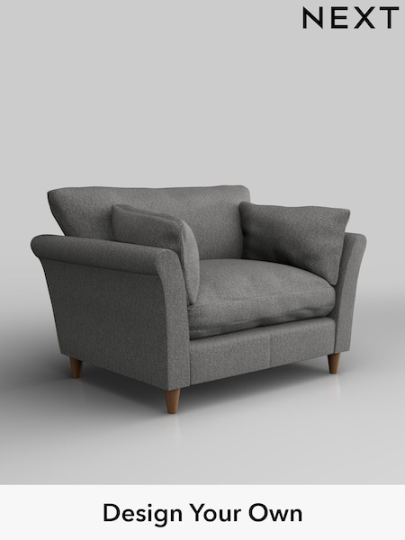 Tweedy Chenille/Dark Grey Hartley Relaxed Sit (H36343) | £925