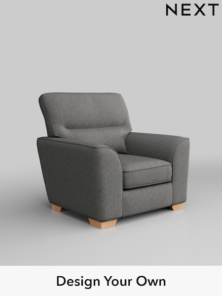 Tweedy Chenille/Dark Grey Stamford Highback (H36346) | £699