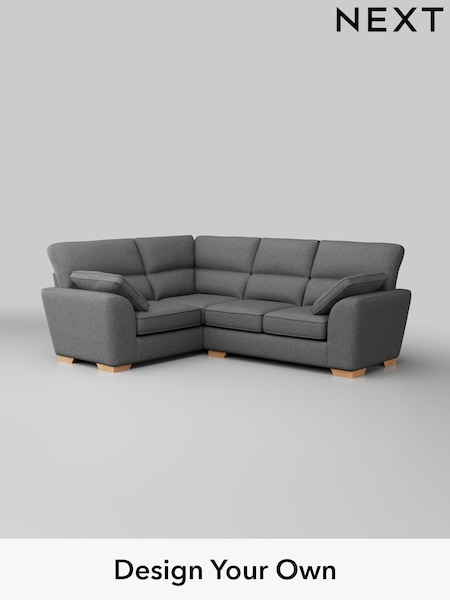 Tweedy Chenille/Dark Grey Stamford Highback (H36346) | £1,999