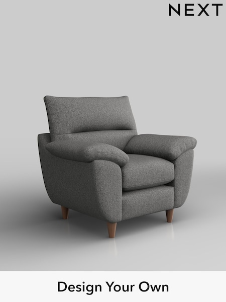 Tweedy Chenille/Dark Grey Elliot Highback (H36347) | £575