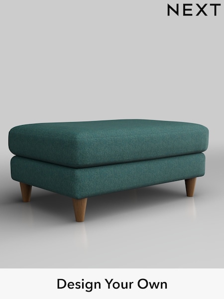 Tweedy Chenille/Dark Teal Green Hartley Highback Relaxed Sit (H36351) | £375