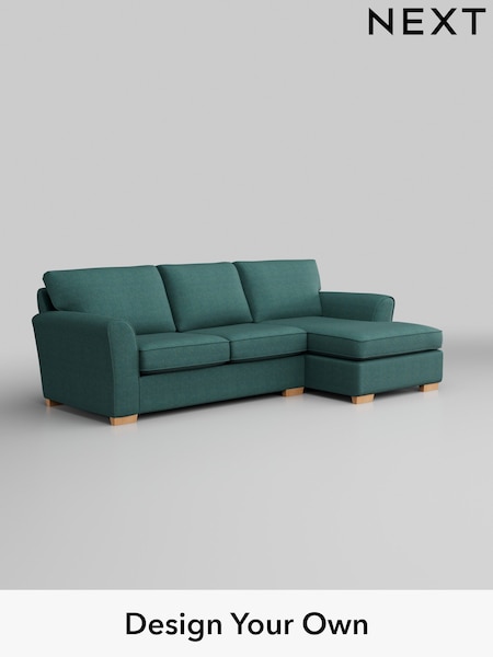Tweedy Chenille/Dark Teal Green Michigan Ii (H36354) | £1,425