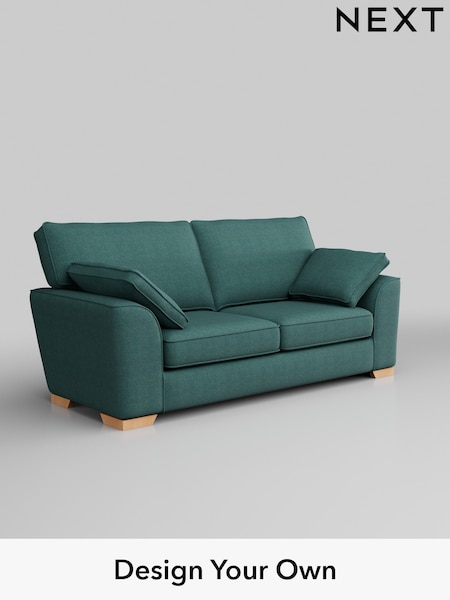 Tweedy Chenille/Dark Teal Green Stamford (H36355) | £1,125