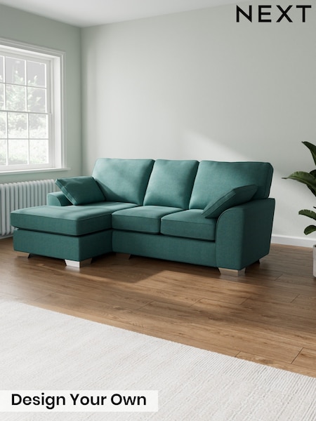 Tweedy Chenille/Dark Teal Green Stamford (H36355) | £1,550