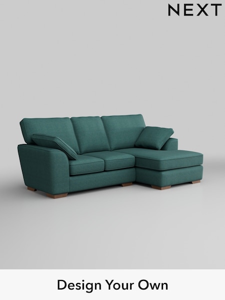Tweedy Chenille/Dark Teal Green Stamford (H36355) | £1,550