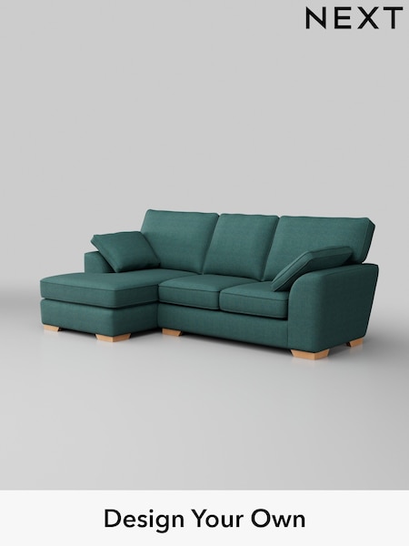Tweedy Chenille/Dark Teal Green Stamford (H36355) | £1,650