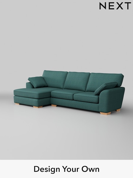 Tweedy Chenille/Dark Teal Green Stamford (H36355) | £1,799