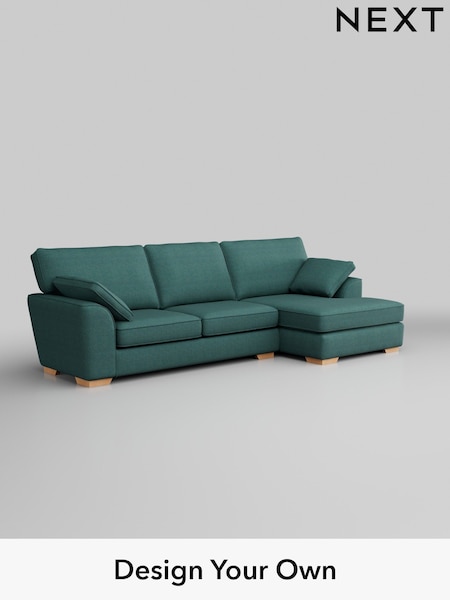 Tweedy Chenille/Dark Teal Green Stamford (H36355) | £1,799