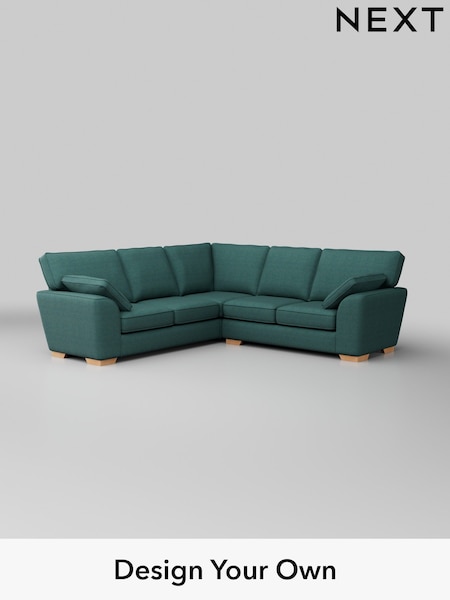 Tweedy Chenille/Dark Teal Green Stamford (H36355) | £2,199