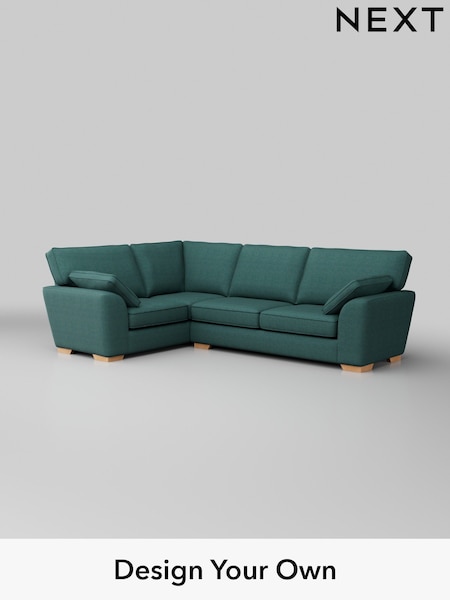 Tweedy Chenille/Dark Teal Green Stamford (H36355) | £1,925