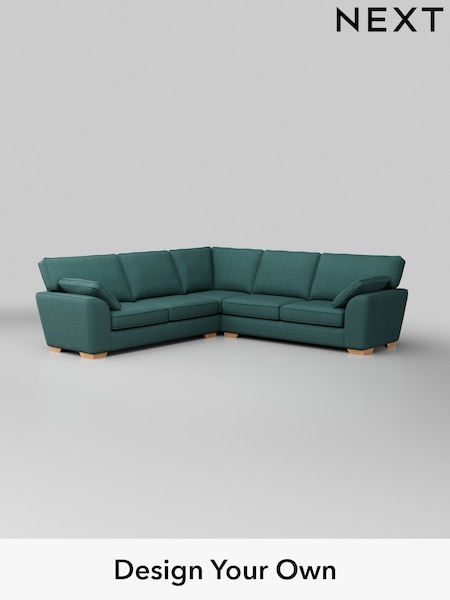 Tweedy Chenille/Dark Teal Green Stamford (H36355) | £2,399