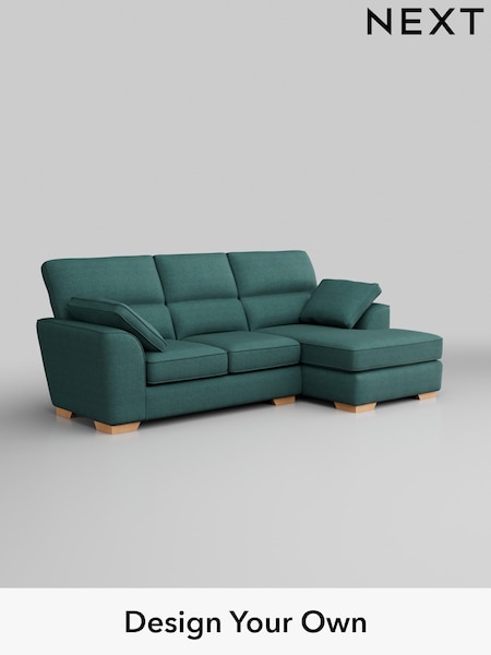 Tweedy Chenille/Dark Teal Green Stamford Highback (H36360) | £1,725