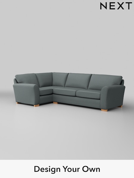 Tweedy Blend Easy Clean/Mid Slate Teal Green Michigan Ii (H36370) | £1,575