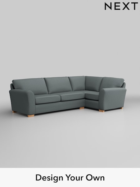 Tweedy Blend Easy Clean/Mid Slate Teal Green Michigan Ii (H36370) | £1,575