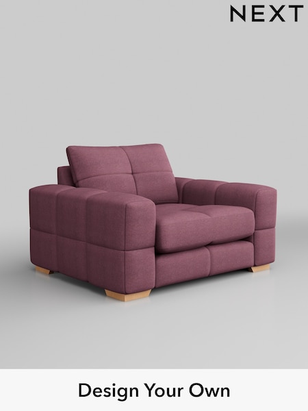 Tweedy Blend Easy Clean/Mid Mulberry Purple Brooke Deep Sit (H36379) | £1,225