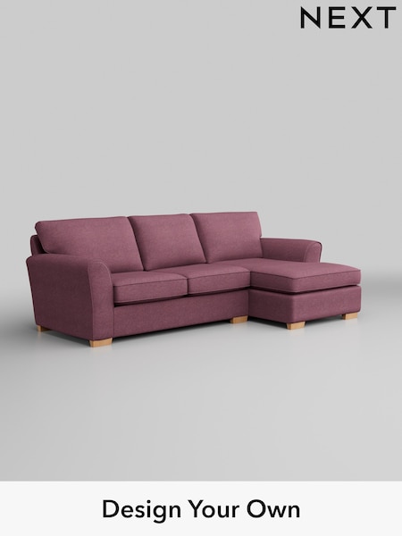 Tweedy Blend Easy Clean/Mid Mulberry Purple Michigan Ii (H36381) | £1,425