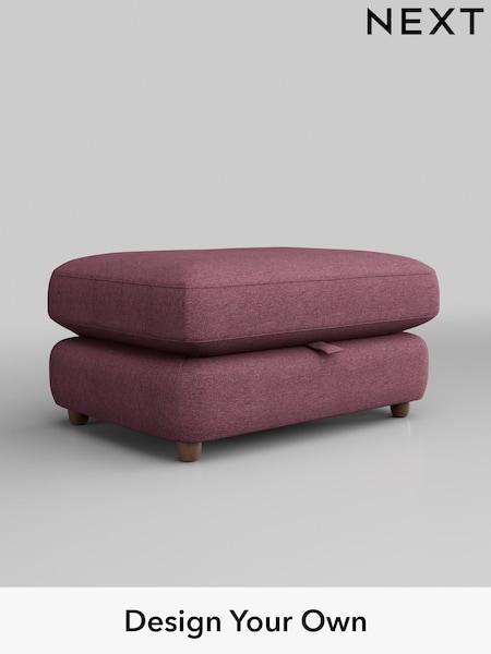 Tweedy Blend Easy Clean/Mid Mulberry Purple Aiden (H36390) | £450