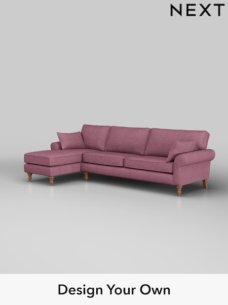 Tweedy Blend Easy Clean/Mid Mulberry Purple Mallory (H36392) | £1,450