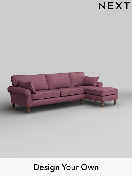 Tweedy Blend Easy Clean/Mid Mulberry Purple Mallory (H36392) | £1,450