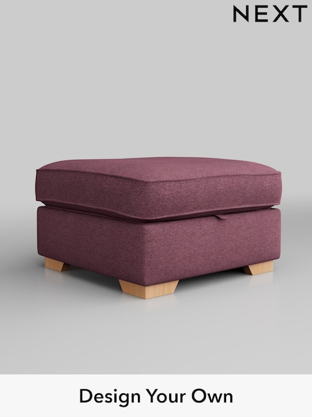 Tweedy Blend Easy Clean/Mid Mulberry Purple Stamford Grand Relaxed Sit (H36395) | £450