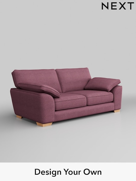 Tweedy Blend Easy Clean/Mid Mulberry Purple Stamford Grand Relaxed Sit (H36395) | £1,599