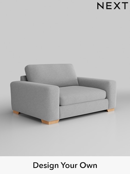 Tweedy Blend Easy Clean/Light Silver Grey Houghton Deep Sit (H36401) | £1,050