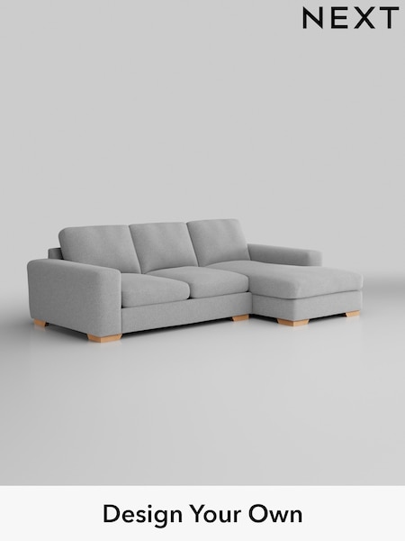 Tweedy Blend Easy Clean/Light Silver Grey Houghton Deep Sit (H36401) | £1,899