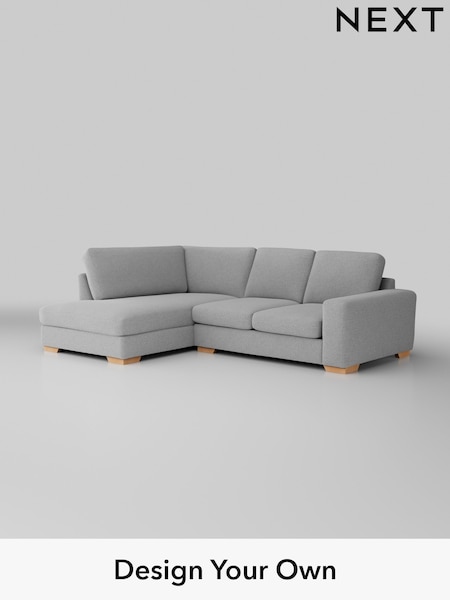 Tweedy Blend Easy Clean/Light Silver Grey Houghton Deep Sit (H36401) | £1,999