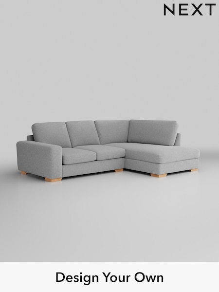 Tweedy Blend Easy Clean/Light Silver Grey Houghton Deep Sit (H36401) | £1,999