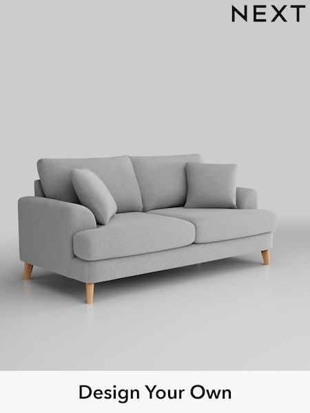 Tweedy Blend Easy Clean/Light Silver Grey Parker (H36402) | £1,250