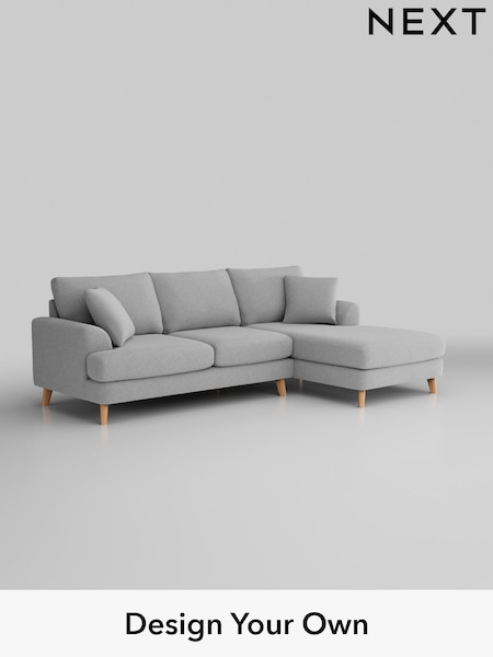 Tweedy Blend Easy Clean/Light Silver Grey Parker (H36402) | £2,050