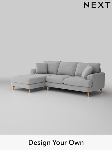 Tweedy Blend Easy Clean/Light Silver Grey Parker (H36402) | £2,150