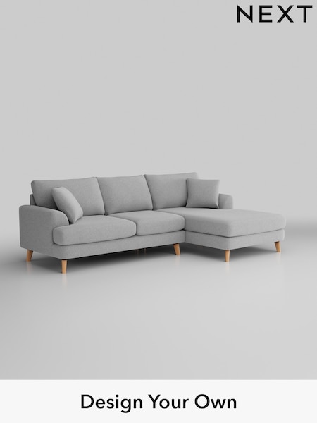 Tweedy Blend Easy Clean/Light Silver Grey Parker (H36402) | £2,150
